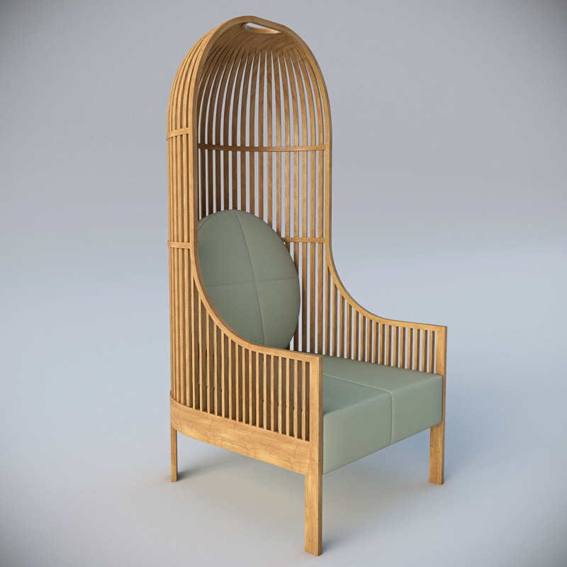 3ds Max Nest Lounge Chair