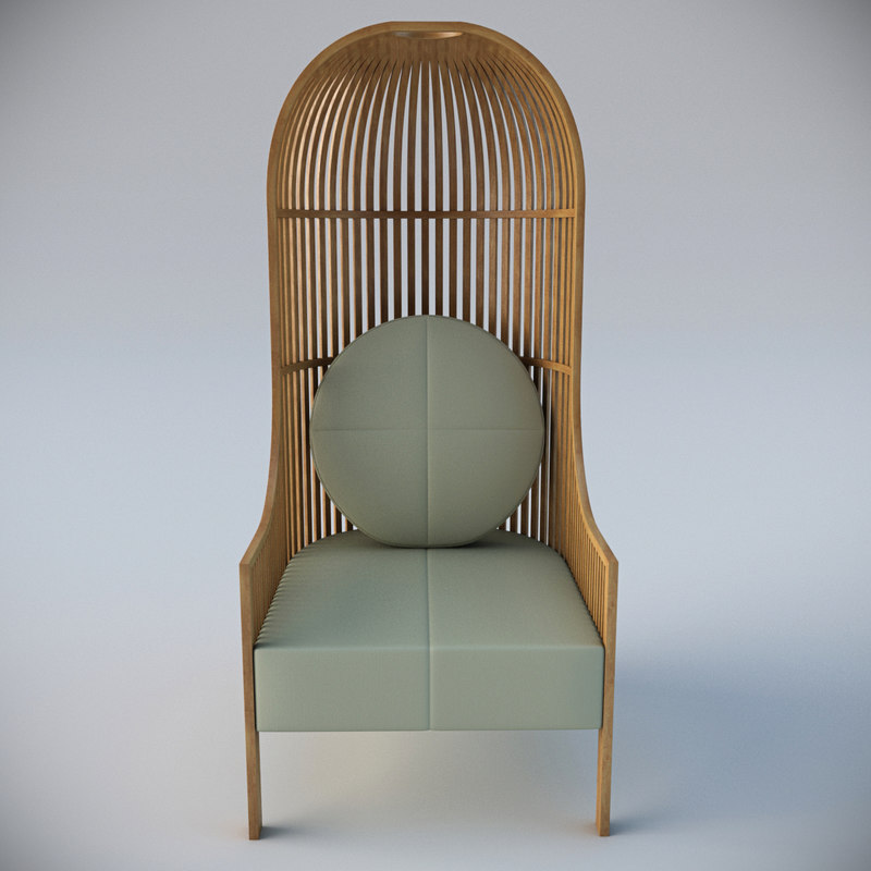 3ds Max Nest Lounge Chair