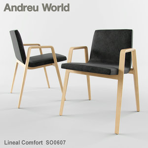 andreu world lineal comfort 3d model