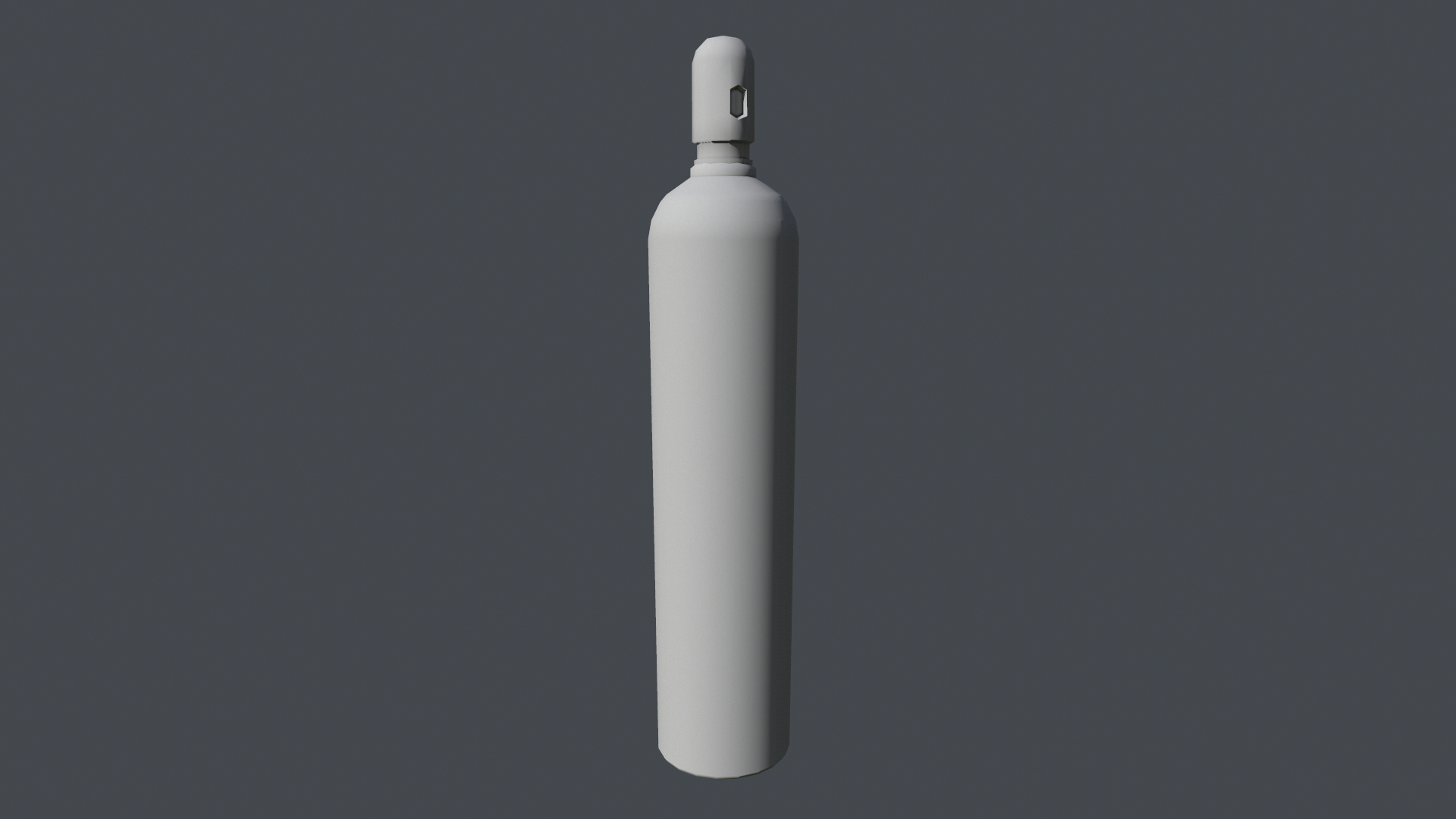 3d model nitrogen gas cylinder