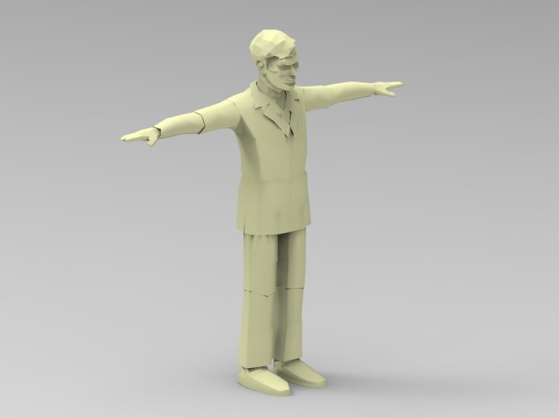 paper man c 3d ma