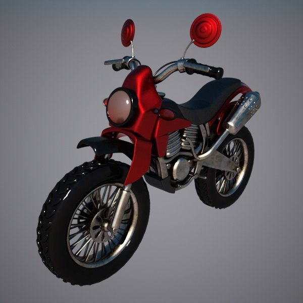 3d model motocross