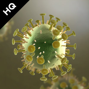 3d obj hiv virus