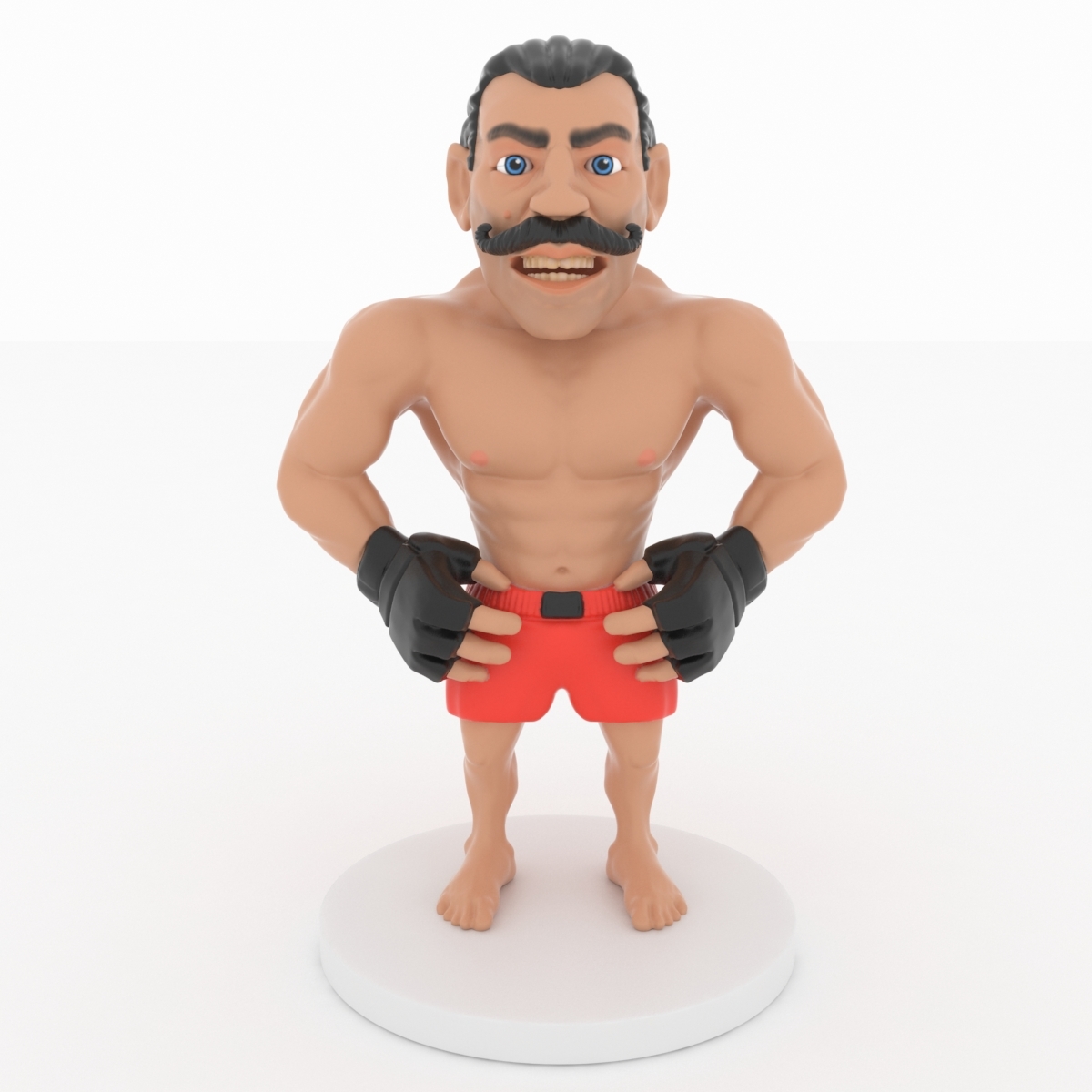 miniature boxing figures