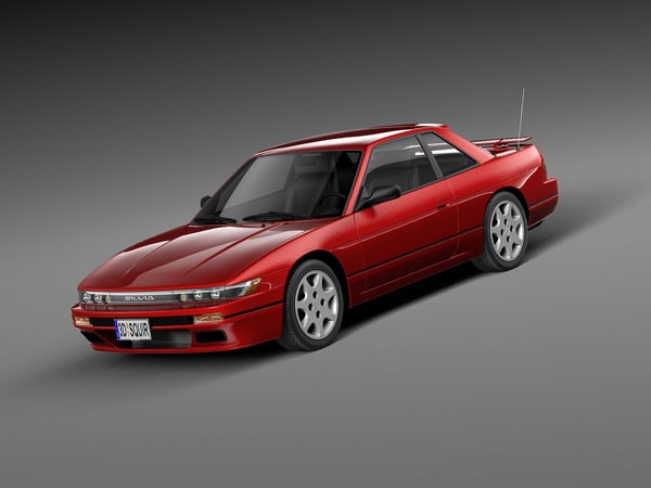 Nissan Silvia K S13 19 1994 3d Modell Turbosquid 7058