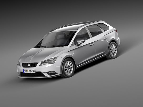 13 14 Seat Leon 3d Model