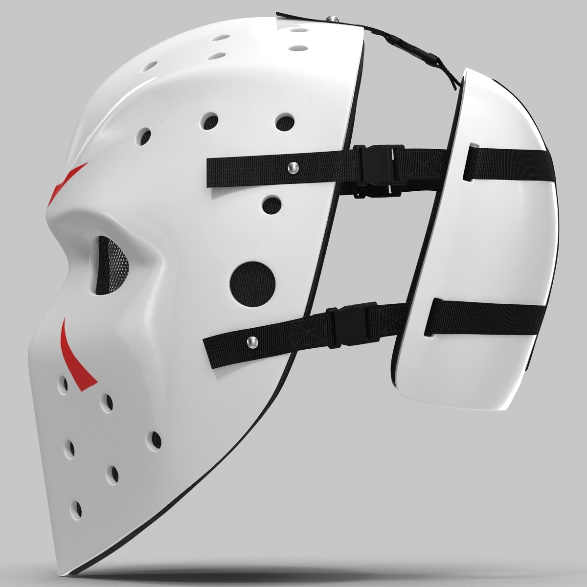 3dsmax hockey mask 2