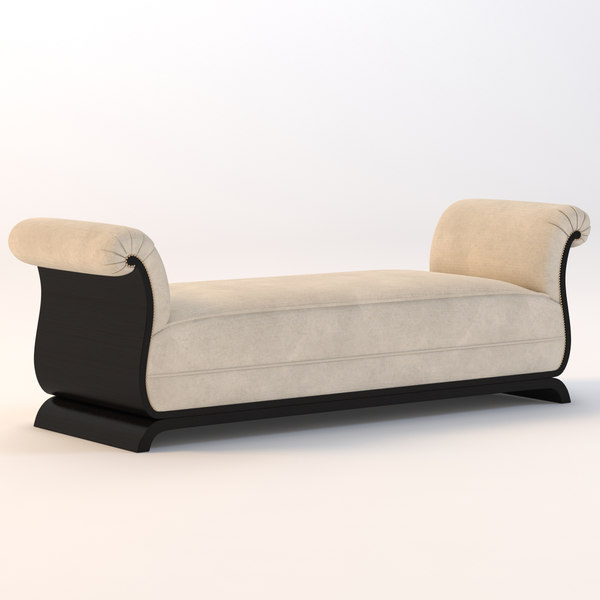 Art Deco Sofa 3d Model