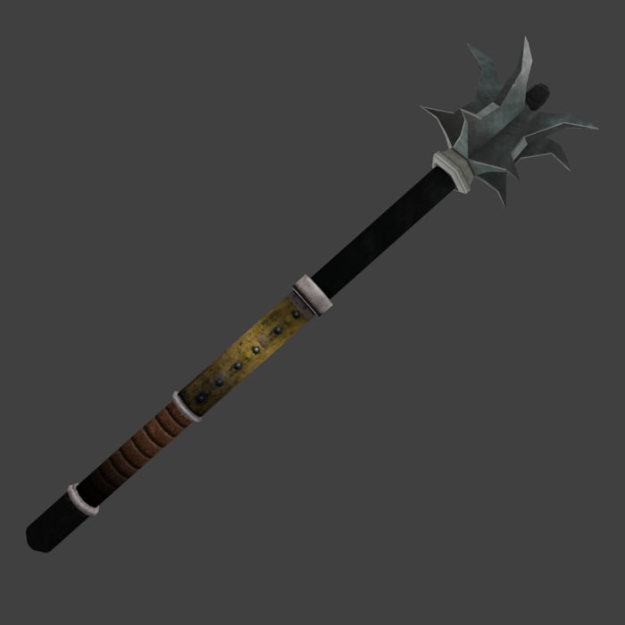 3d mace weapon