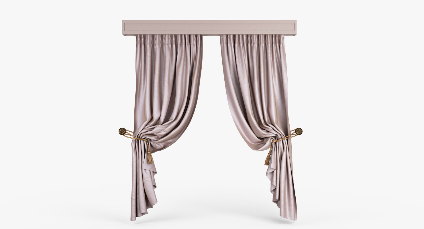 3d folded curtains
