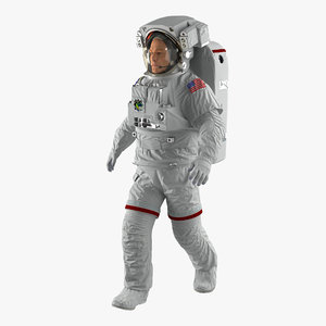 astronaut nasa extravehicular mobility 3d model