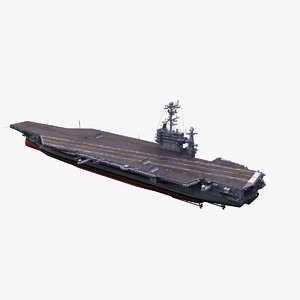 uss george washington aircraft carrier 3d model