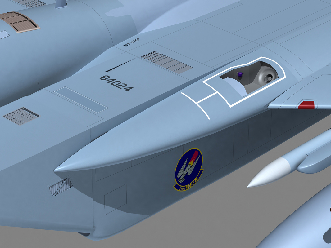 f-15c eagle cockpit f-15 3d model