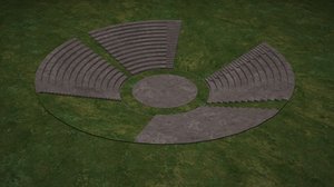 3d model amphitheatre theatre