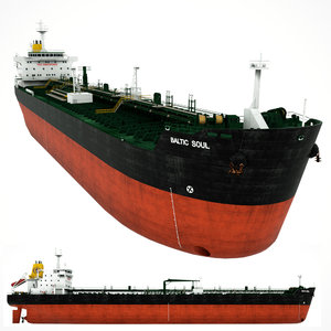 3d model oil tanker baltic soul