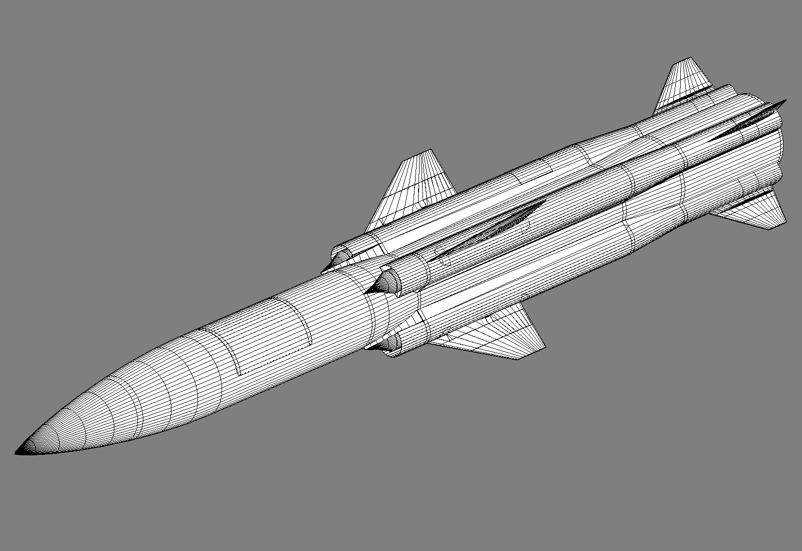 3m-80 moskit导弹.3d模型