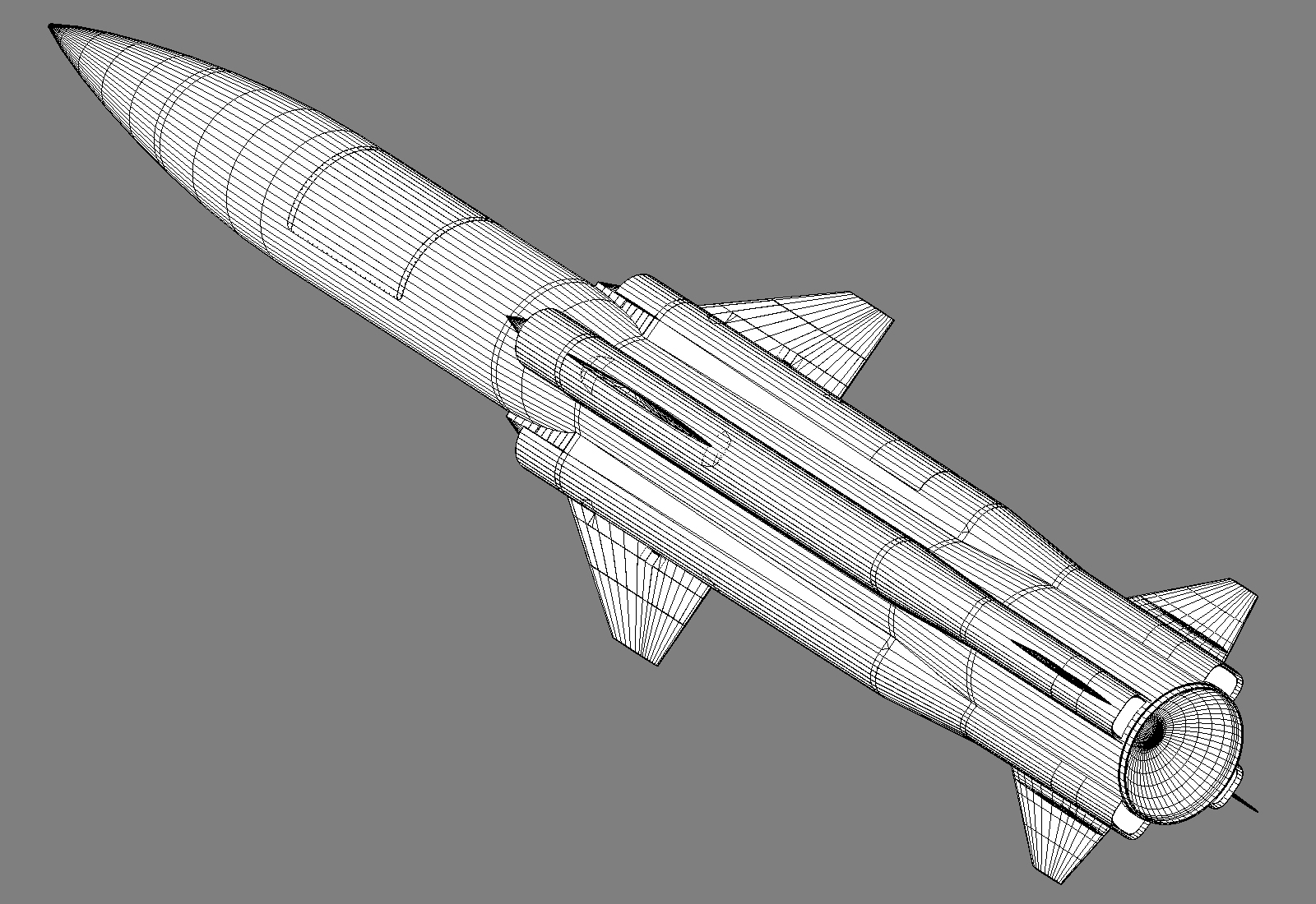 3m-80 moskit导弹.3d模型