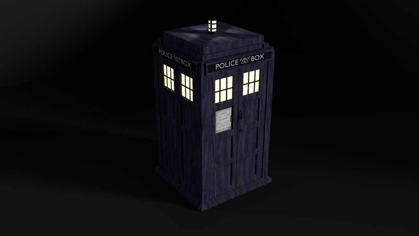 blender tardis doctor