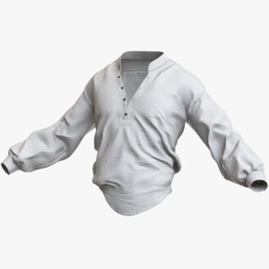 3d model shirt pbr marmoset