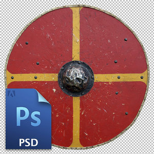 Round medieval shield