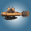 old mini submarine 3d obj
