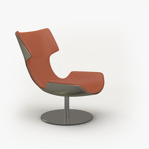 modern lounge chair 3d 3ds