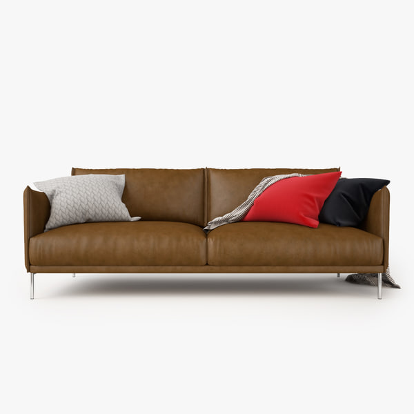 Moroso Gentry Sofa 3d Model, Gentry Leather Sofa