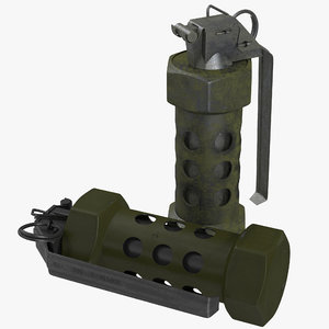 grenade light bomb 3d model