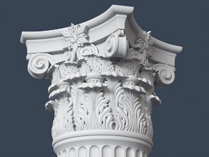 capital column 3d model