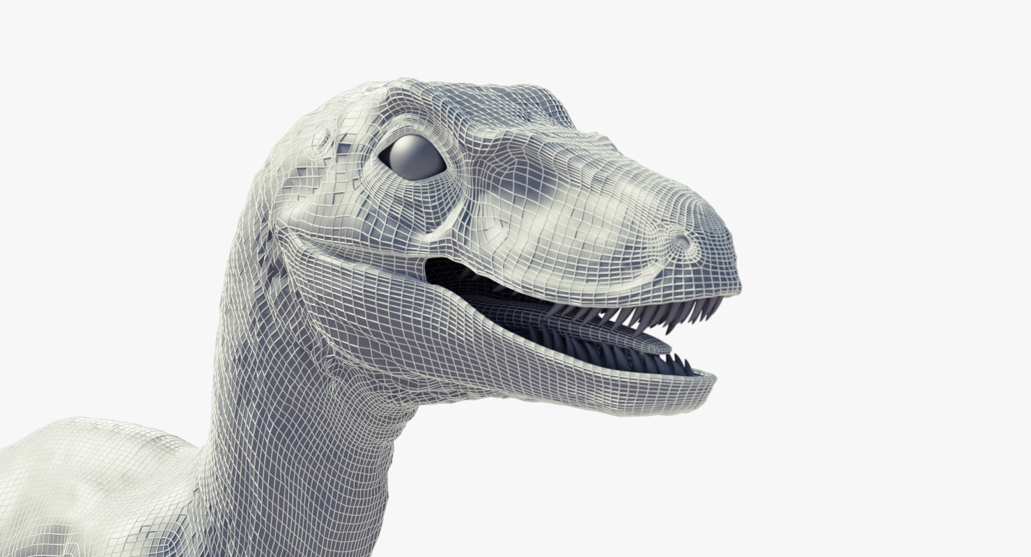 raptor dinosaur 3d