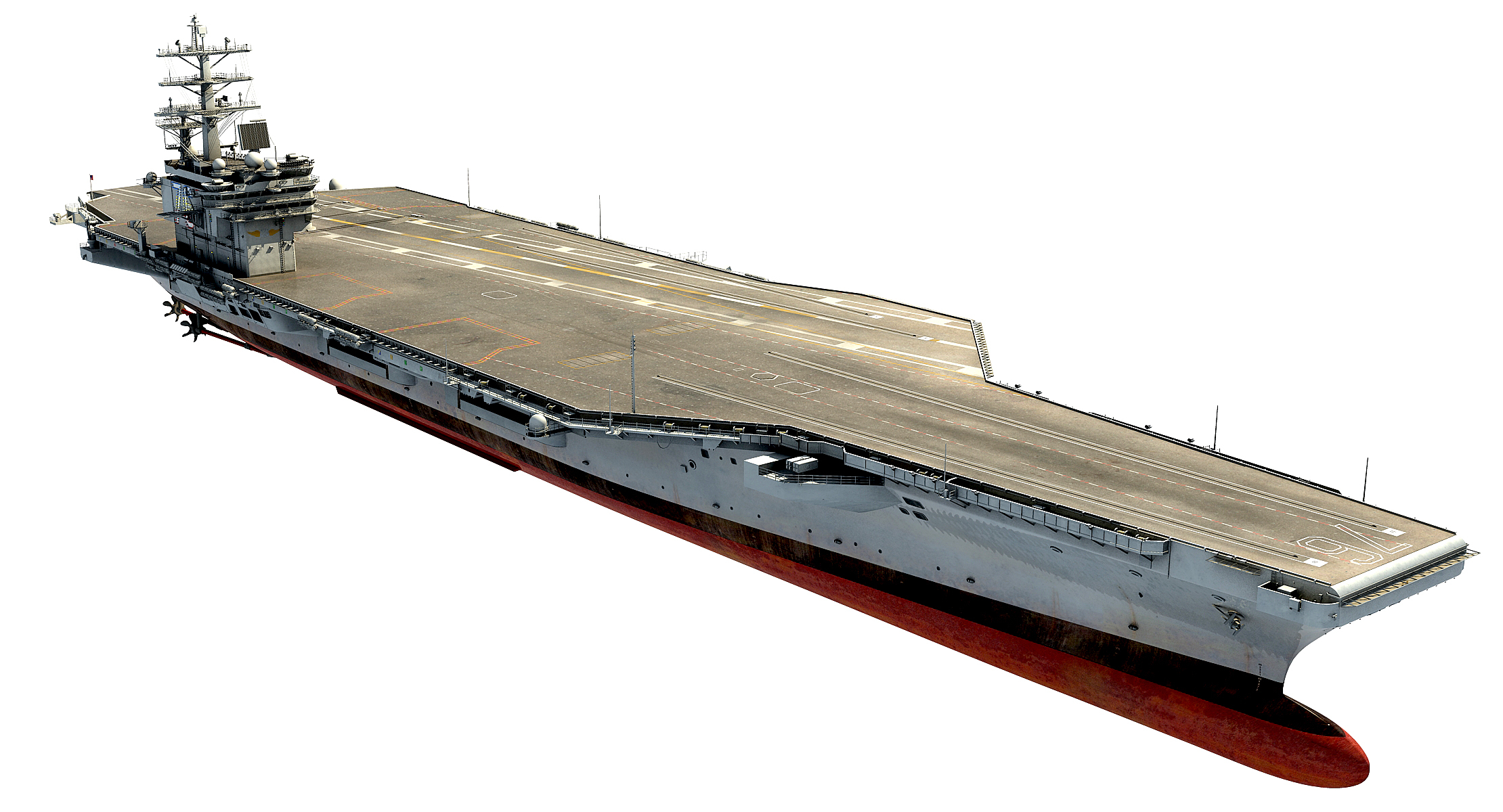 uss ronald reagan cvn-76 3d model