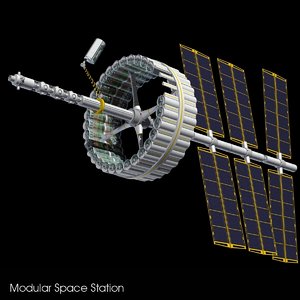 modular space station blend