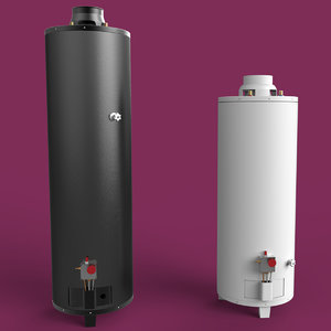 hot water heater 3d model