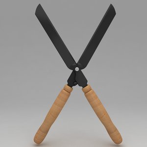 garden scissor tool 3d max