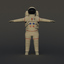 3d rigged generic astronaut