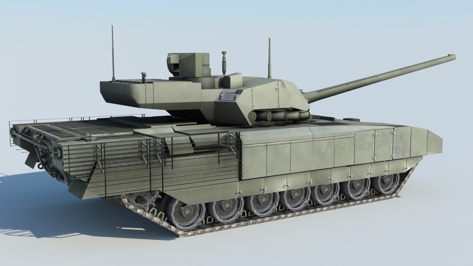 3d Russian Armata T 14 Battle Tank Model