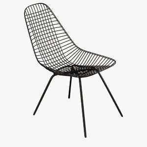 chair eames wire 3d max