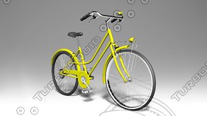 3d bike city model