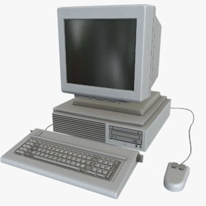 free computer 02 3d model