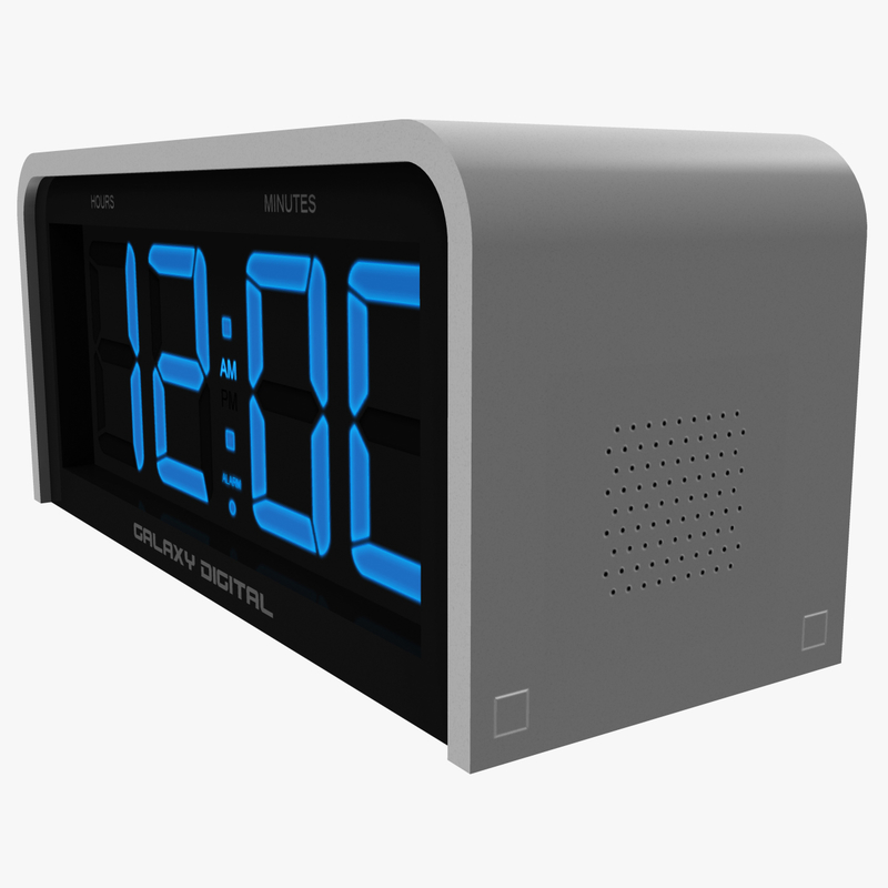 maya basic digital alarm clock
