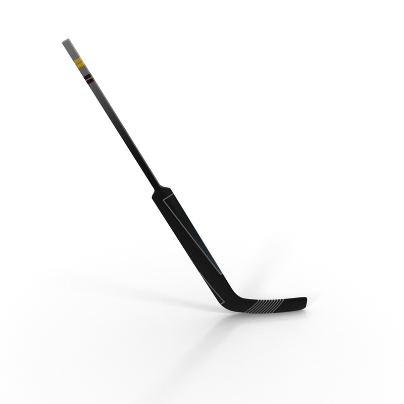 3d model goalie hockey stick generic