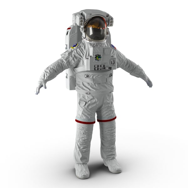 nasa space suit extravehicular 3d max