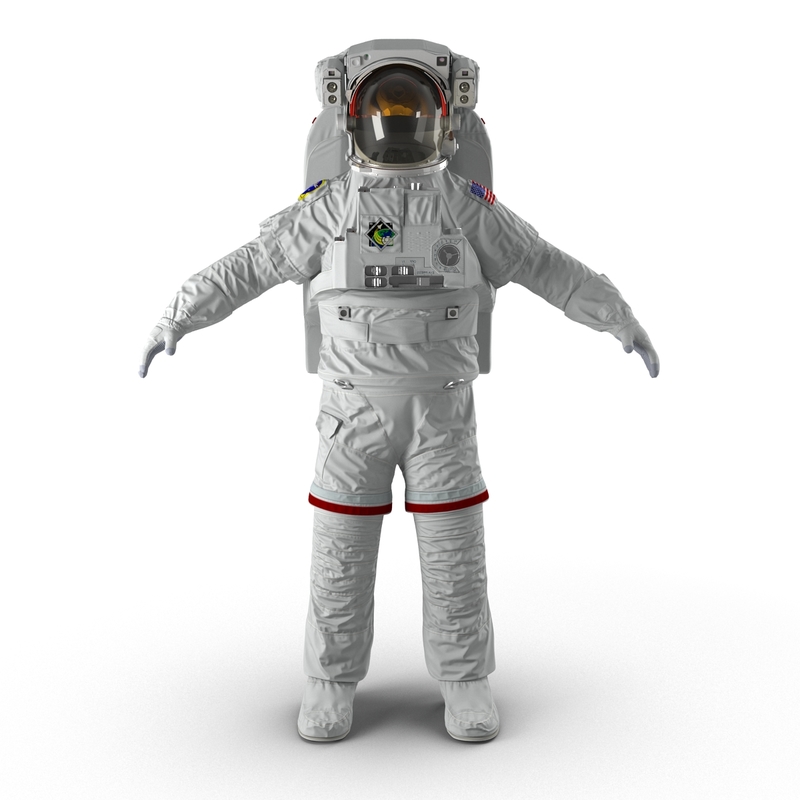 nasa space suit extravehicular 3d max