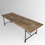 3d metal flatiron table