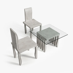3d model artek 10-unit chair