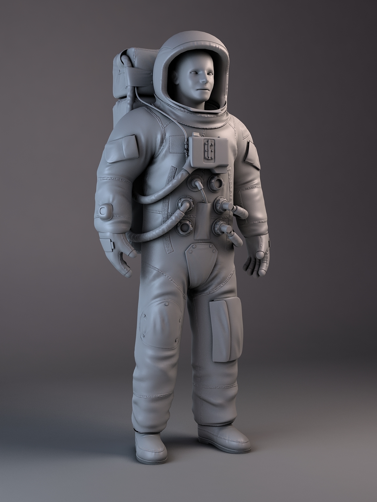 nasa astronaut rigged 3d model