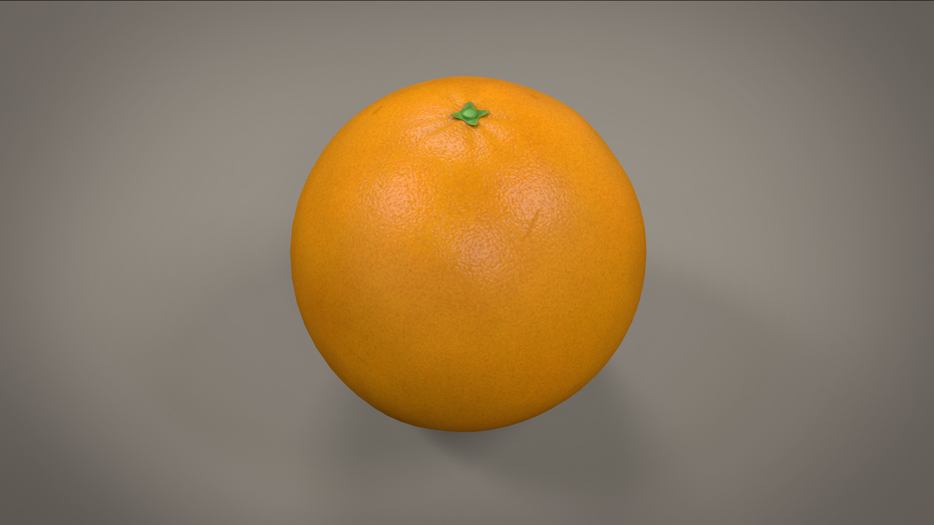 3d model photorealistic orange