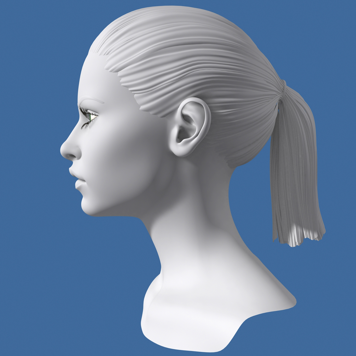 3d Female Head