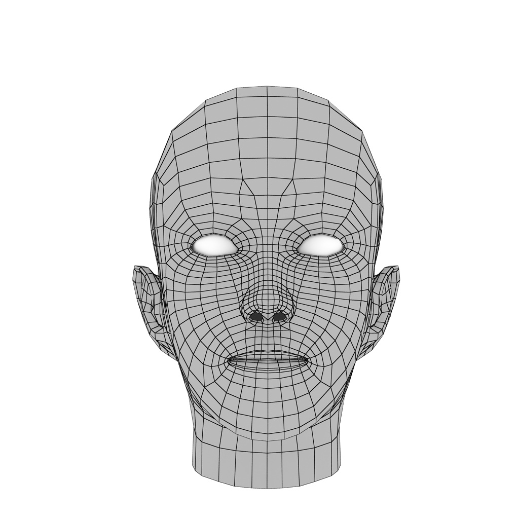 3d-head-mesh