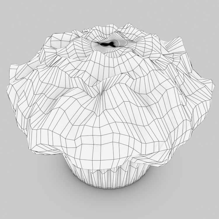 free muffin 3d model